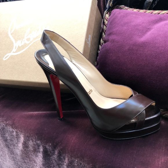 Louboutin Sling Back Pumps - Picture 7 of 8